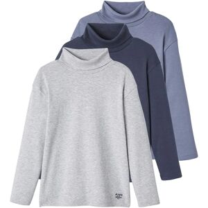 Vertbaudet Light Grey Set of 3 Cotton Long-Sleeve Undershirts - Underwear Vertbaudet Light Grey Set of 3 Cotton Long-Sleeve Undershirts - Underwear