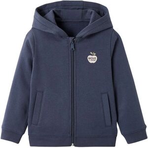 Vertbaudet Blue Girl Model 10A Hooded Zip Sweatshirt Vertbaudet Blue Girl Model 10A Hooded Zip Sweatshirt