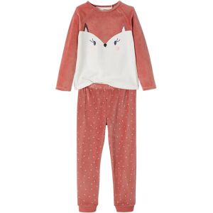Vertbaudet Rose Velvet Fox Girl Pyjama - Pyjama Vertbaudet Rose Velvet Fox Girl Pyjama - Pyjama