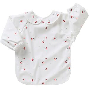Bavoir Vertbaudet - Tablier manches longues, blanc, couverture totale Bavoir Vertbaudet - Tablier manches longues, blanc, couverture totale