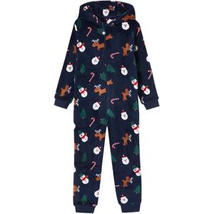 Vertbaudet Marine Blue Christmas Onesie Pajama - Pajama Vertbaudet Marine Blue Christmas Onesie Pajama - Pajama