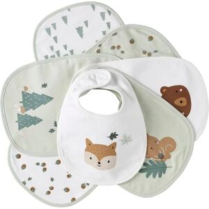 Set de 7 Bavoirs en Coton Bio Vertbaudet - Vert d'Eau - Bavoirs Bébé Set de 7 Bavoirs en Coton Bio Vertbaudet - Vert d'Eau - Bavoirs Bébé