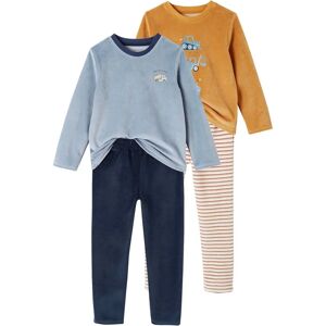 VERTBAUDET Tractor Velour Pyjamas Set for Boys - Pyjamas VERTBAUDET Tractor Velour Pyjamas Set for Boys - Pyjamas