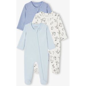 Vertbaudet Baby Pajamas Set - Jersey, Full Zip, Footed - Baby Sleepwear Vertbaudet Baby Pajamas Set - Jersey, Full Zip, Footed - Baby Sleepwear