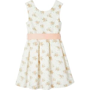VERTBAUDET Girls' Pink Floral Aquarelle Dress - Girls' Festive Dress VERTBAUDET Girls' Pink Floral Aquarelle Dress - Girls' Festive Dress