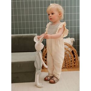Vertbaudet Baby Romper Ecru Cotton Gauze 6M Vertbaudet Baby Romper Ecru Cotton Gauze 6M