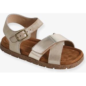 Vertbaudet - LeatherOpenGold - Leather - Gold - Sandals Vertbaudet - LeatherOpenGold - Leather - Gold - Sandals