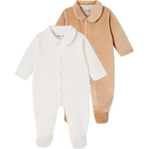 Vertbaudet Baby Velour Footed Romper - Baby Sleepwear Vertbaudet Baby Velour Footed Romper - Baby Sleepwear