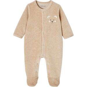 Vertbaudet Beige Animal Baby Velour Snug - Dors-bien Vertbaudet Beige Animal Baby Velour Snug - Dors-bien