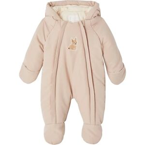 Vertbaudet Baby Snowsuit Beige - Double Zip, Warm Fleece, Recycled Poly Vertbaudet Baby Snowsuit Beige - Double Zip, Warm Fleece, Recycled Poly