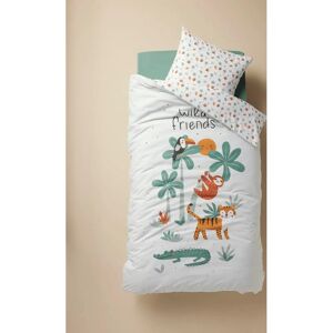 Vertbaudet Recycled Cotton Kids Duvet Cover Set - Animal Design Vertbaudet Recycled Cotton Kids Duvet Cover Set - Animal Design