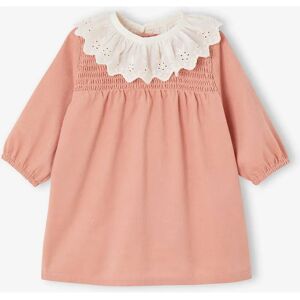 Vertbaudet Baby Velvet Dress with Embroidered Collar - Baby Dress Vertbaudet Baby Velvet Dress with Embroidered Collar - Baby Dress