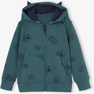 VERTBAUDET blusa esportiva verde água com orelhas - Moletom VERTBAUDET blusa esportiva verde água com orelhas - Moletom