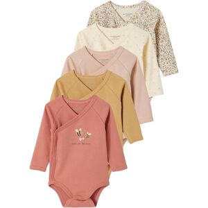 VERTBAUDET Organic Cotton Baby Bodysuit Set - Long Sleeve, Newborn VERTBAUDET Organic Cotton Baby Bodysuit Set - Long Sleeve, Newborn