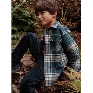 Vertbaudet Boys' Plaid Shirt - Sherpa Lined - Casual Style Vertbaudet Boys' Plaid Shirt - Sherpa Lined - Casual Style