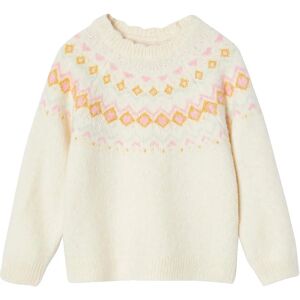 Vertbaudet Child's Ecru Jacquard Knit Sweater - Sweater Vertbaudet Child's Ecru Jacquard Knit Sweater - Sweater