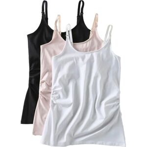 Ensemble de 3 débardeurs bio pour grossesse et allaitement Envie de Fraise Ensemble de 3 débardeurs bio pour grossesse et allaitement Envie de Fraise