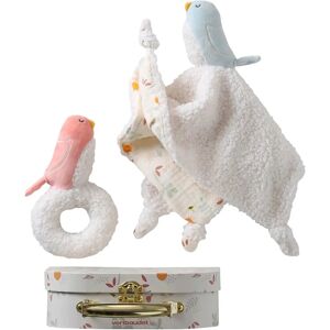 VERTBAUDET Juego de Juguetes para Bebé - Peluche Personalizable, Sonajero y Maleta VERTBAUDET Juego de Juguetes para Bebé - Peluche Personalizable, Sonajero y Maleta