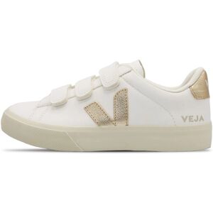 VEJA Recife Logo Cuero Libre de Cromo Zapatos Deportivos Blancos - Mujer VEJA Recife Logo Cuero Libre de Cromo Zapatos Deportivos Blancos - Mujer
