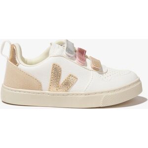 VEJA Baby White & Multicolor V-10 Sneakers - Unisex VEJA Baby White & Multicolor V-10 Sneakers - Unisex
