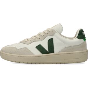 Veja White & Green V-90 Sneakers - Extra White/Cyprus - Size: IT 36 - female Veja White & Green V-90 Sneakers - Extra White/Cyprus - Size: IT 36 - female