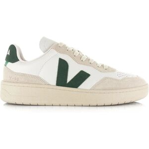 Veja V-90 White & Green Trainers - Leather, Recycled, Eco-Friendly - Sneaker Type Veja V-90 White & Green Trainers - Leather, Recycled, Eco-Friendly - Sneaker Type
