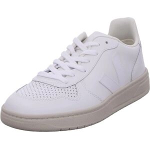 VEJA White Campo ChromeFree Leather Sneakers - White Platine - Female VEJA White Campo ChromeFree Leather Sneakers - White Platine - Female