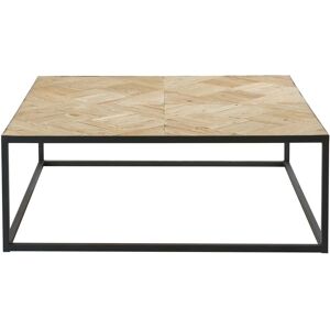 Tavolino in legno di olmo riciclato - Intarsia, Moderno Tavolino in legno di olmo riciclato - Intarsia, Moderno