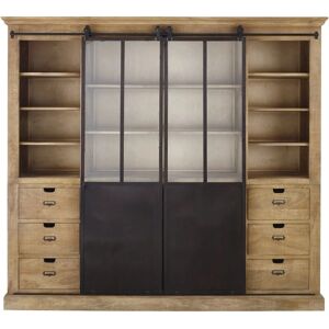 Maisons du Monde Libreria in legno di mango con 2 ante - Libreria Maisons du Monde Libreria in legno di mango con 2 ante - Libreria