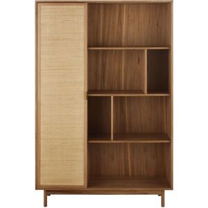 Bibliothèque en Bois FSC Marron et Fibres Végétales - Bibliothèque - Publicité Bibliothèque en Bois FSC Marron et Fibres Végétales - Bibliothèque - Publicité