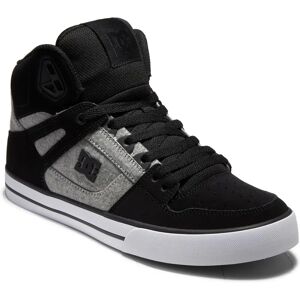 DC Shoes DC Pure High Top WC Zapatos de Skate - Negro/Battleship/Armadura - Zapatos de Skate DC Shoes DC Pure High Top WC Zapatos de Skate - Negro/Battleship/Armadura - Zapatos de Skate