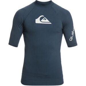 Quiksilver All Time Navy Blazer Short Sleeve Rash Guard - Swimwear Quiksilver All Time Navy Blazer Short Sleeve Rash Guard - Swimwear