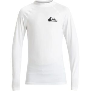 Quiksilver White Long Sleeve UPF 50 Rash Vest - Kids 12 y Quiksilver White Long Sleeve UPF 50 Rash Vest - Kids 12 y