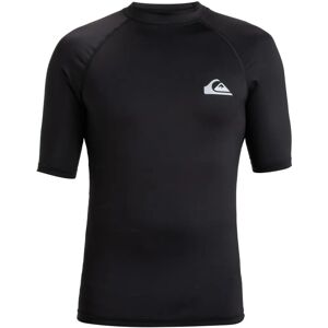 Quiksilver Mens Black UV Protect Rash Guard - Rash Guard Quiksilver Mens Black UV Protect Rash Guard - Rash Guard