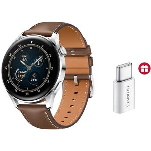 Huawei Watch 3 Classic - Marron - Montre connectée - Publicité Huawei Watch 3 Classic - Marron - Montre connectée - Publicité