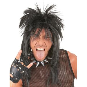 Jadeo Black Punk Wig - Adult, Long & Messy, Costume Accessory Jadeo Black Punk Wig - Adult, Long & Messy, Costume Accessory