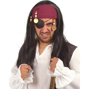 JADEO Adult Pirate Wig - One Size - Wig JADEO Adult Pirate Wig - One Size - Wig