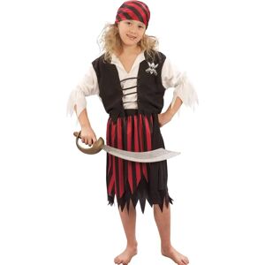 Pirates Girls' black and red corsair pirate costume - Costumes Pirates Girls' black and red corsair pirate costume - Costumes