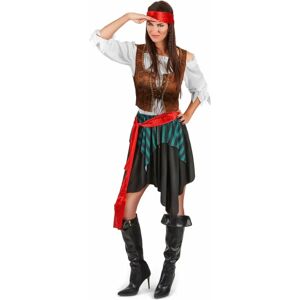Pirates Women's striped pirate costume XL - Costume Pirates Women's striped pirate costume XL - Costume