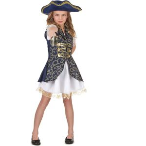 Pirates Dark Blue Girl Costume - Dress, Jacket, Hat - Child (10-12 yr) Pirates Dark Blue Girl Costume - Dress, Jacket, Hat - Child (10-12 yr)