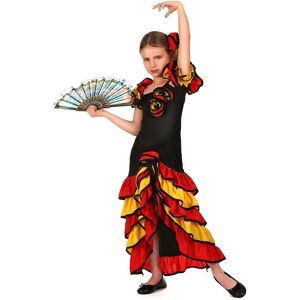 Spanish dancer costume for girls - L - Red/yellow/black - Costumes Spanish dancer costume for girls - L - Red/yellow/black - Costumes