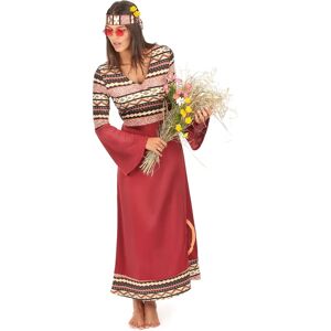 My Other Me Burgundy Hippie Costume Women S My Other Me Burgundy Hippie Costume Women S
