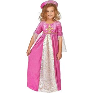 Pink/Gold Medieval Princess Costume - Girls 7-9 Years Pink/Gold Medieval Princess Costume - Girls 7-9 Years