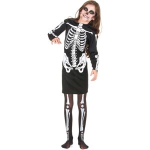Magic and Horror Mädchen Skelettkostüm - Halloween Kleid für 7-9 Jahre Magic and Horror Mädchen Skelettkostüm - Halloween Kleid für 7-9 Jahre