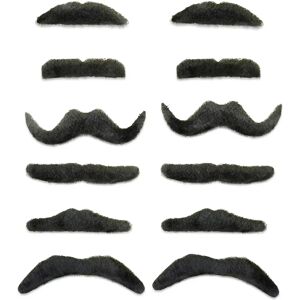 JADEO 12 Black Facial Hair Costume - Facial Hair Costume JADEO 12 Black Facial Hair Costume - Facial Hair Costume