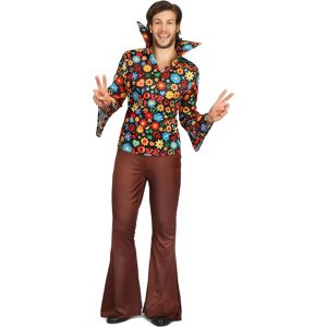 My Other Me Hippie Men's Costume - Adult costume with top and pants My Other Me Hippie Men's Costume - Adult costume with top and pants