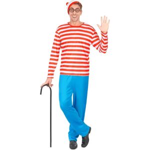 Characters XL Men's striped hiker costume - costume Characters XL Men's striped hiker costume - costume