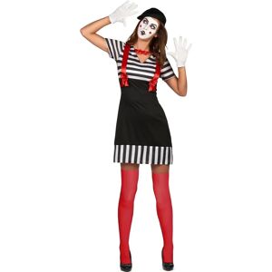 Clowns Women's mime costume - Carnival fancy dress Clowns Women's mime costume - Carnival fancy dress