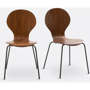 LA REDOUTE INTERIEURS - Chaises empilables Watford - Moderne, Légères, Acier & Multiplex LA REDOUTE INTERIEURS - Chaises empilables Watford - Moderne, Légères, Acier & Multiplex
