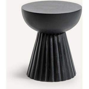 Am.pm Donato Table d'Appoint - Bois de Mango Durable - Finition Noire Am.pm Donato Table d'Appoint - Bois de Mango Durable - Finition Noire